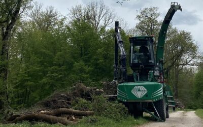 Une entreprise de broyage bois à Langres